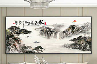 山水画装裱